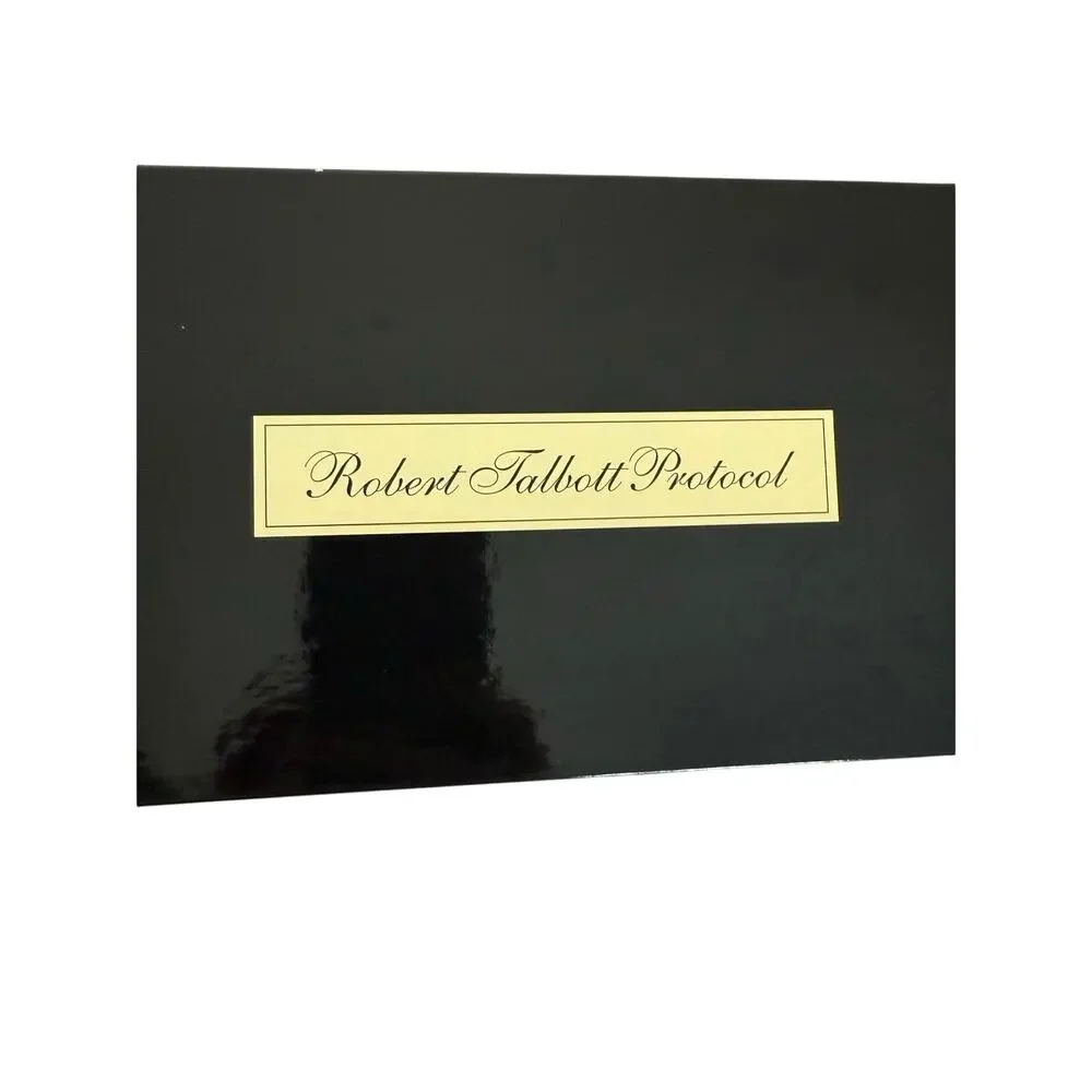 Robert Talbott Protocol Black Silk Cummerbund & Bow Tie Set in Presentation Box